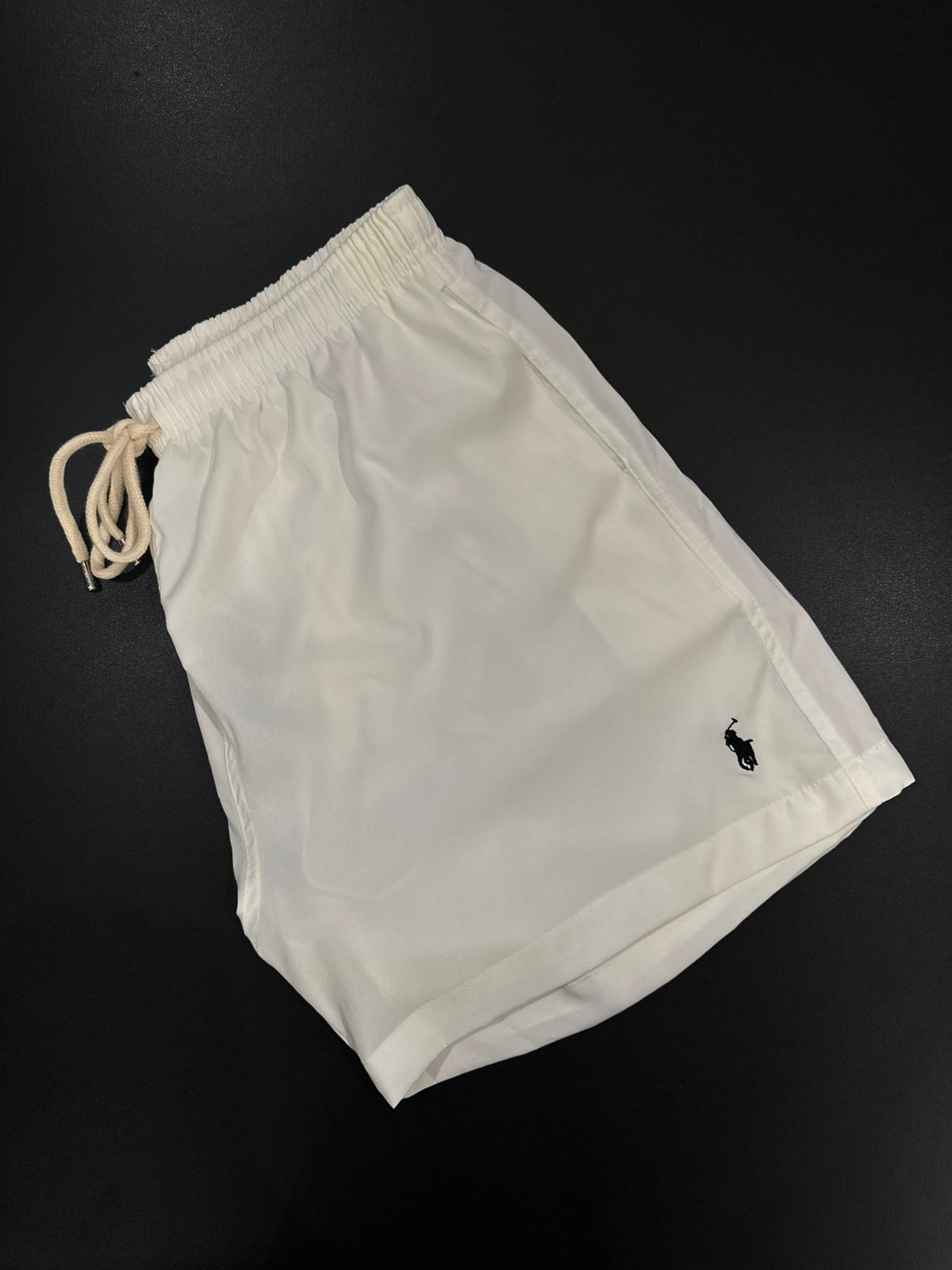 SHORT TACTEL RALPH LAUREN - OFF WHITE
