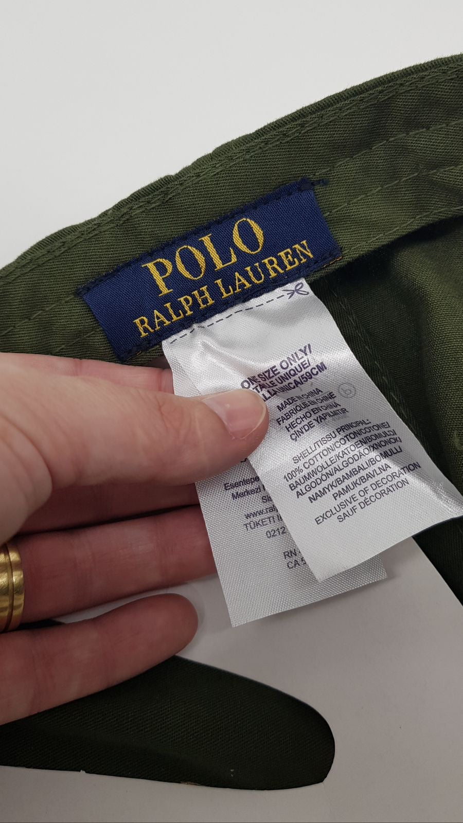 BONÉ POLO RALPH LAUREN - AZUL MARINHO