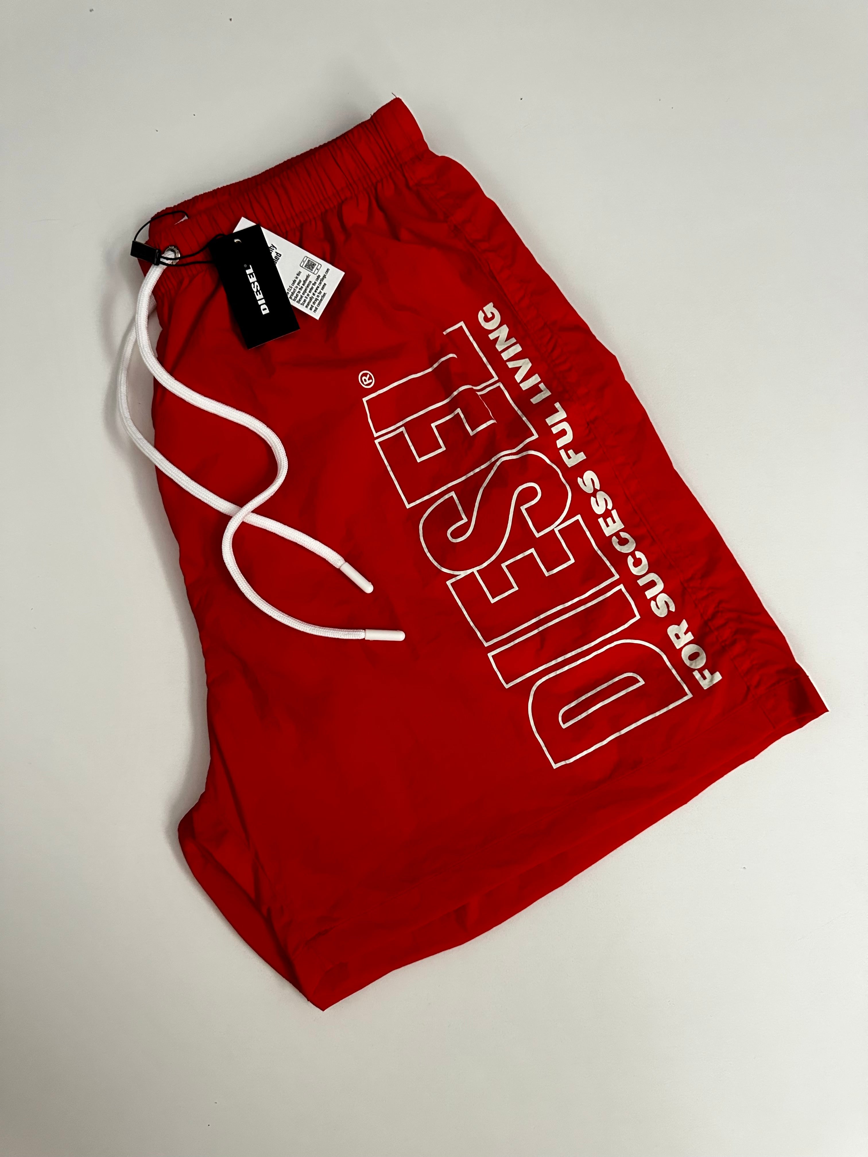 SHORT TACTEL DIESEL LATERAL - VERMELHO