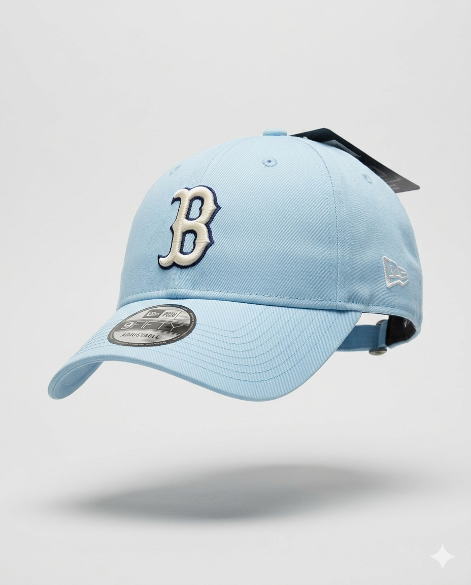 Boné New Era Boston Red Sox B Branco - Azul Bebê