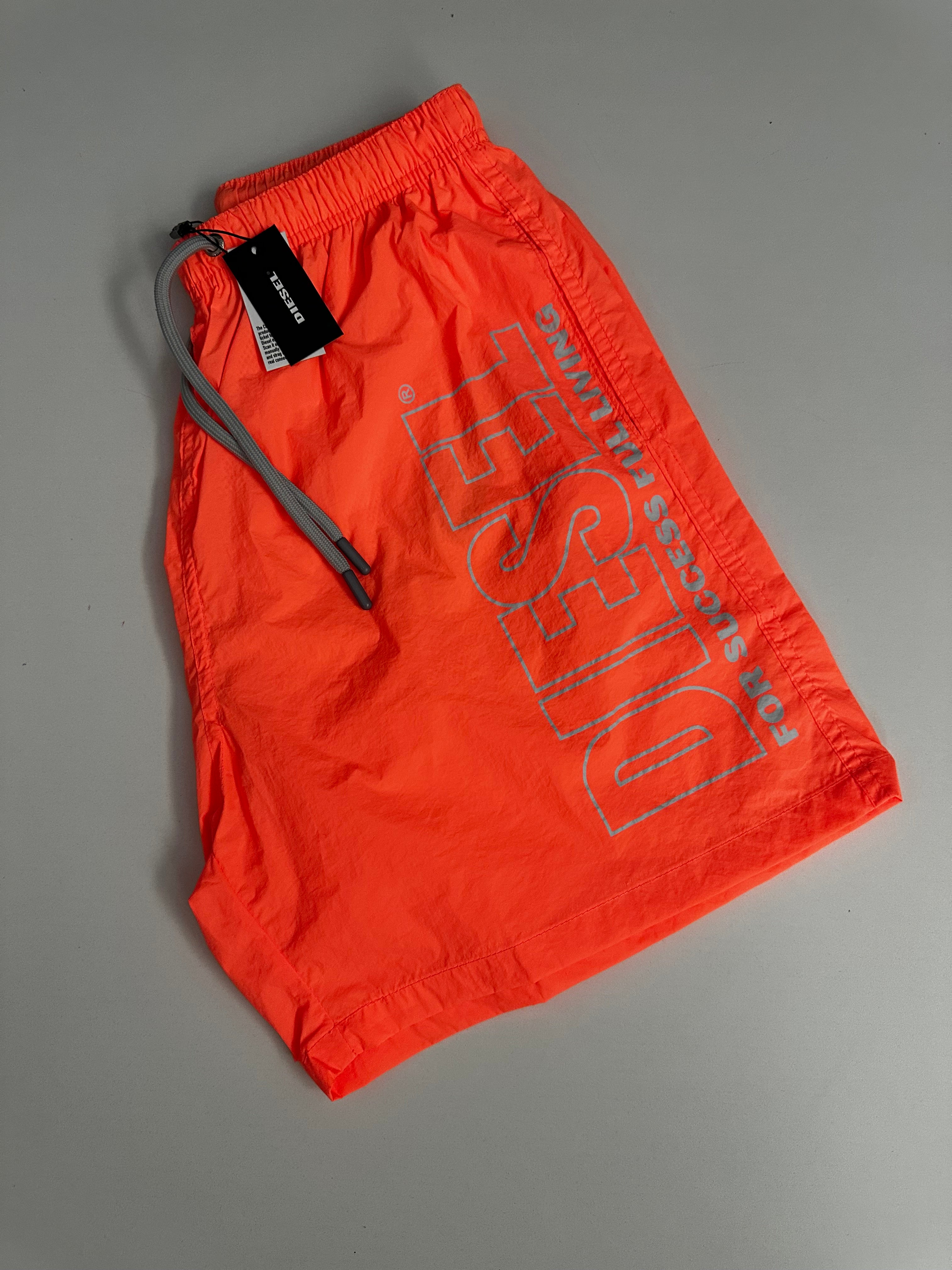 SHORT TACTEL DIESEL LATERAL - LARANJA