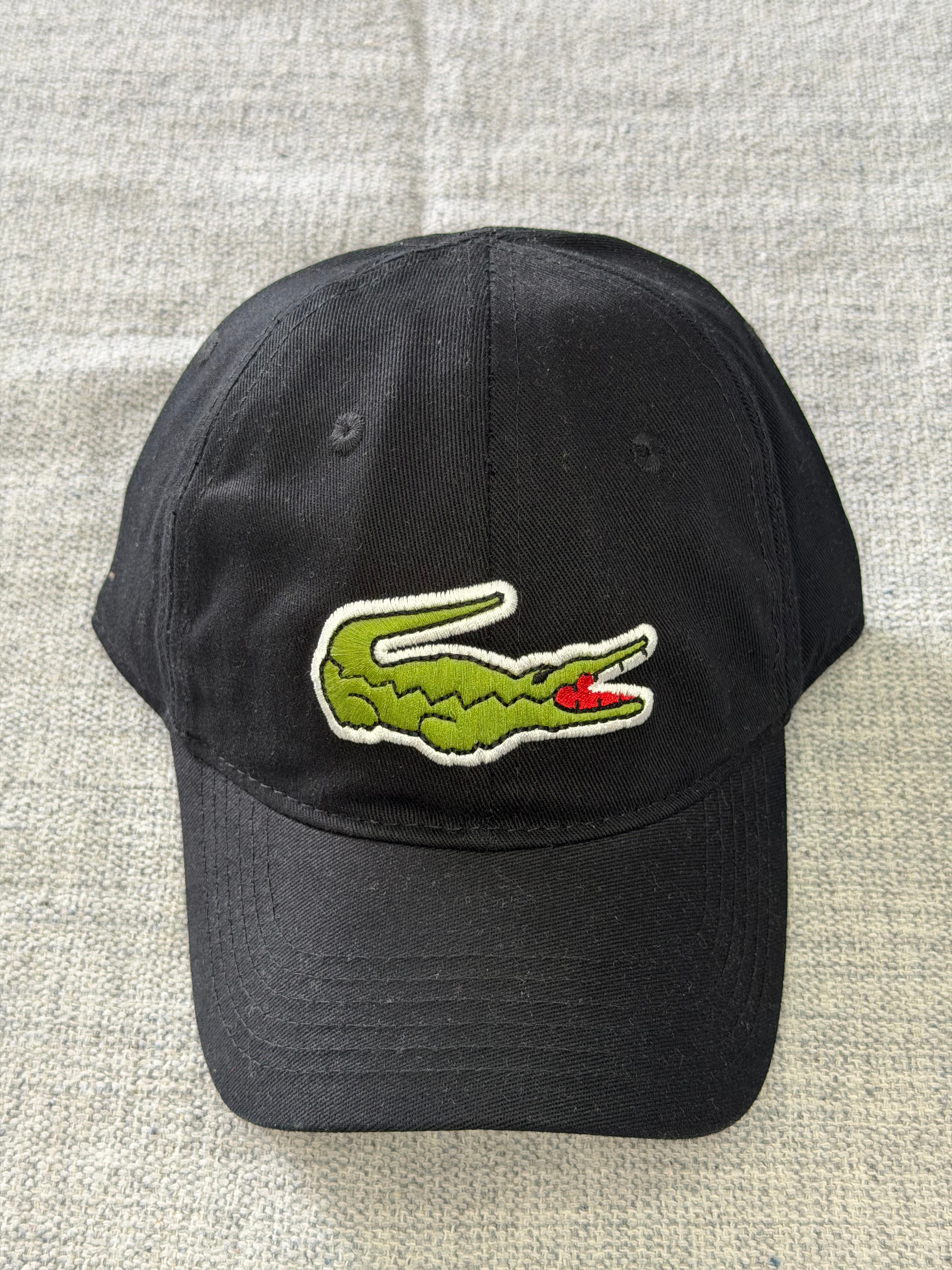 Boné Lacoste Big Croc - Preto