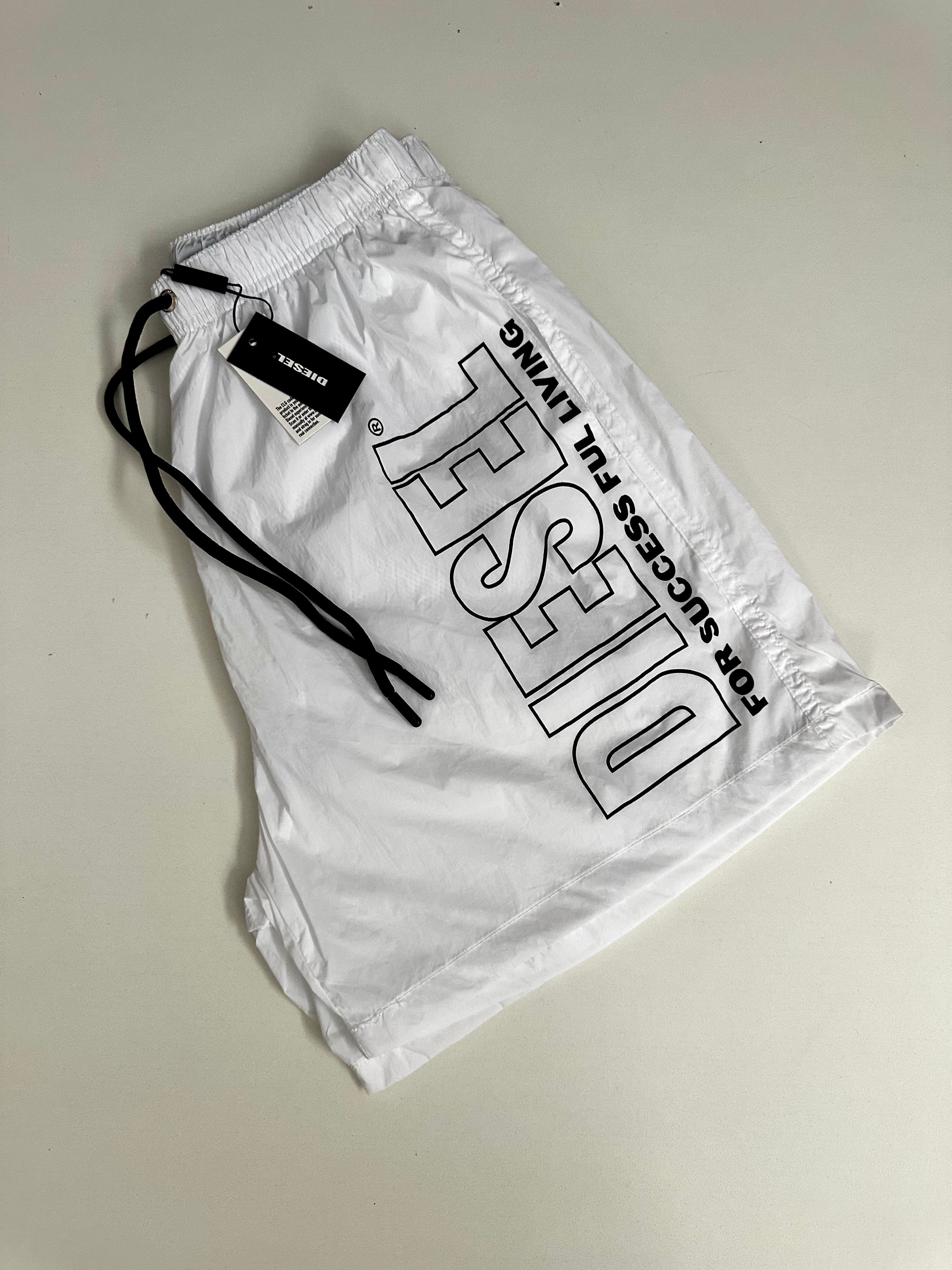 SHORT TACTEL DIESEL LATERAL - BRANCO