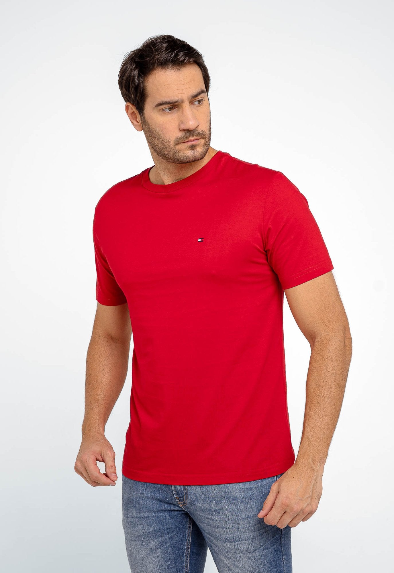 CAMISETA TOMMY HILFIGER BÁSICA - VERMELHA